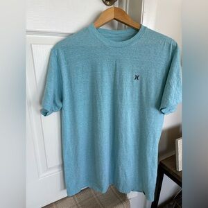 Hurley Men’s Large tee shirt crew neck blue